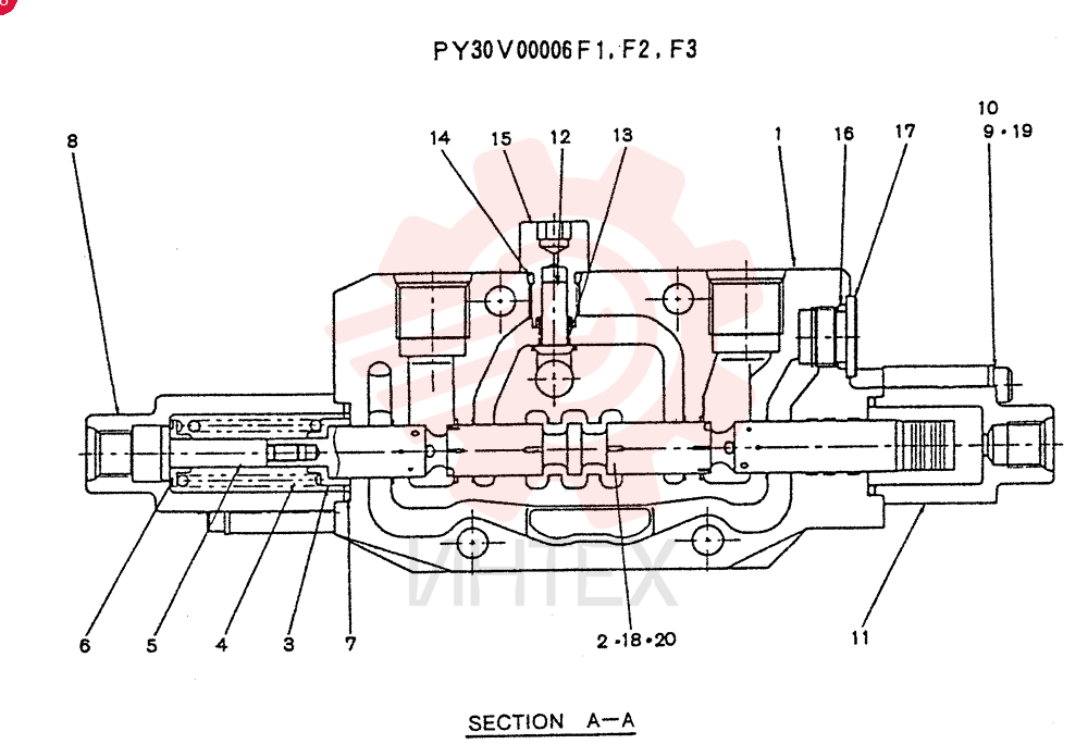 VALVE ASSY, CONTROL PY30V00006F1