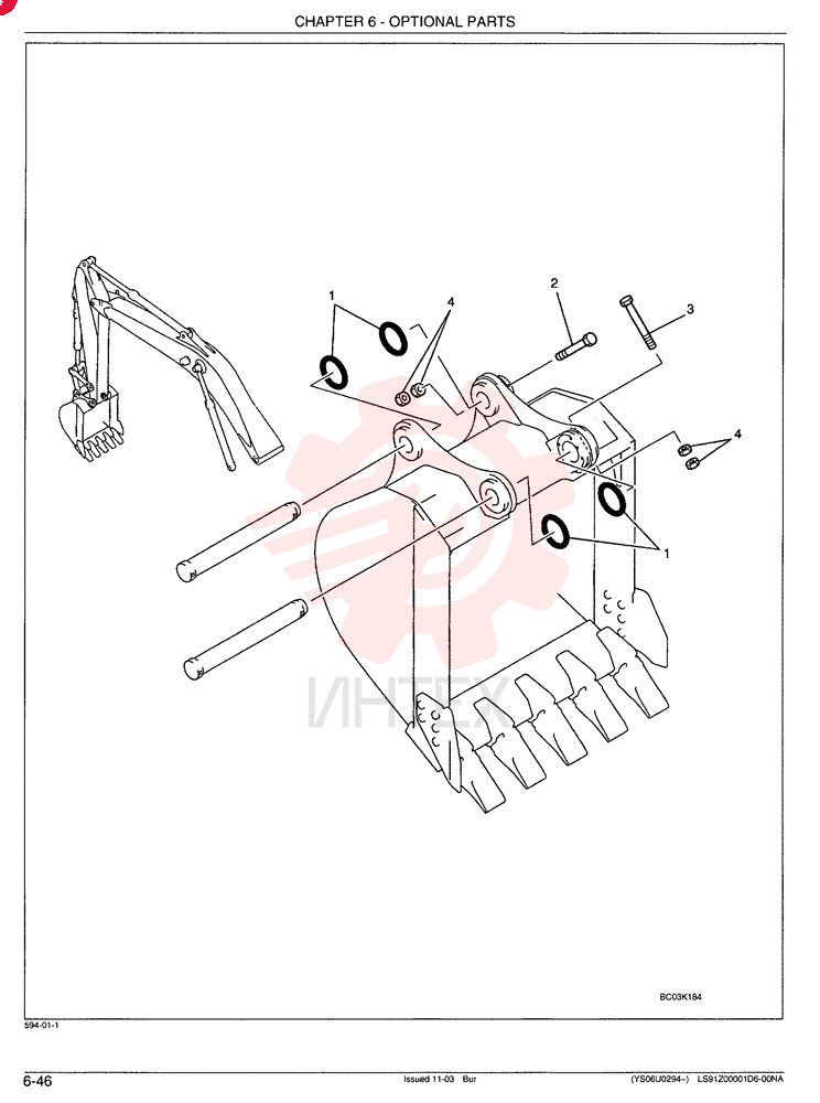 BUCKET INSTALLATION LS61B00006F2 (2)