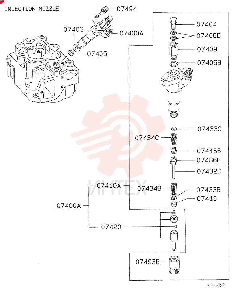 HOLDER, INJECTOR NOZ VAME440089 (1)