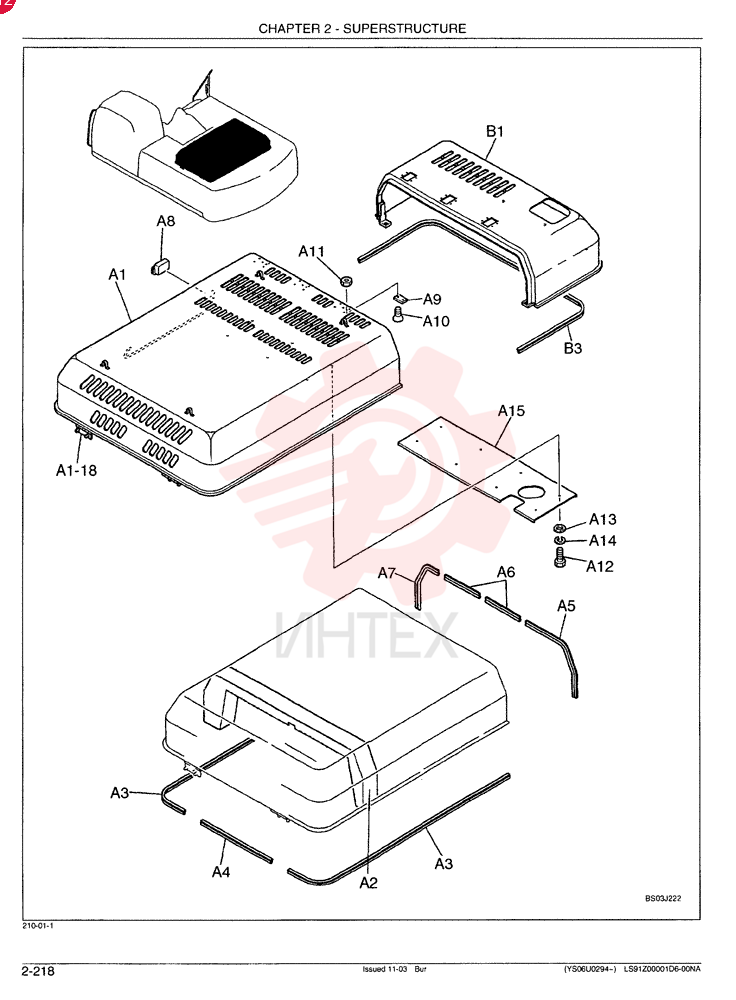 HOOD ASSY - Standard LS22C00007F1