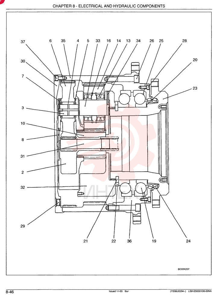 HYDRAULIC MOTOR 24100U1743F2