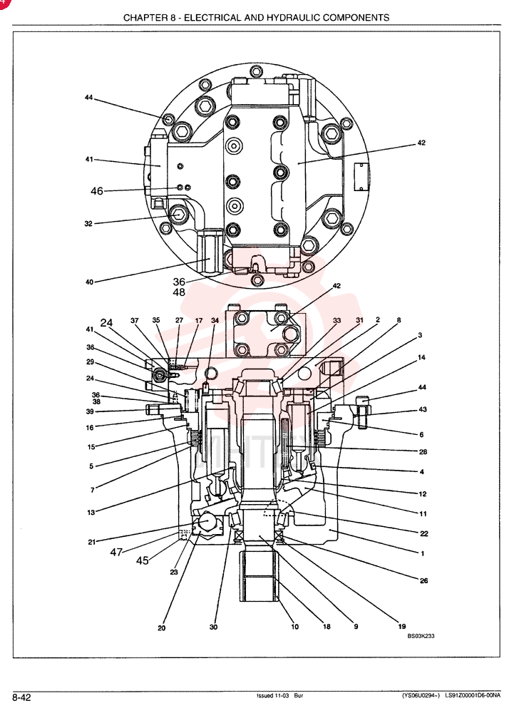 HYDRAULIC MOTOR LS15V00004F3