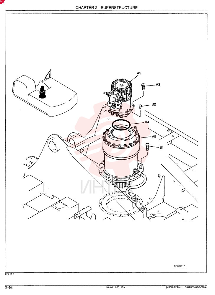 HYDRAULIC MOTOR LS15V00001F2