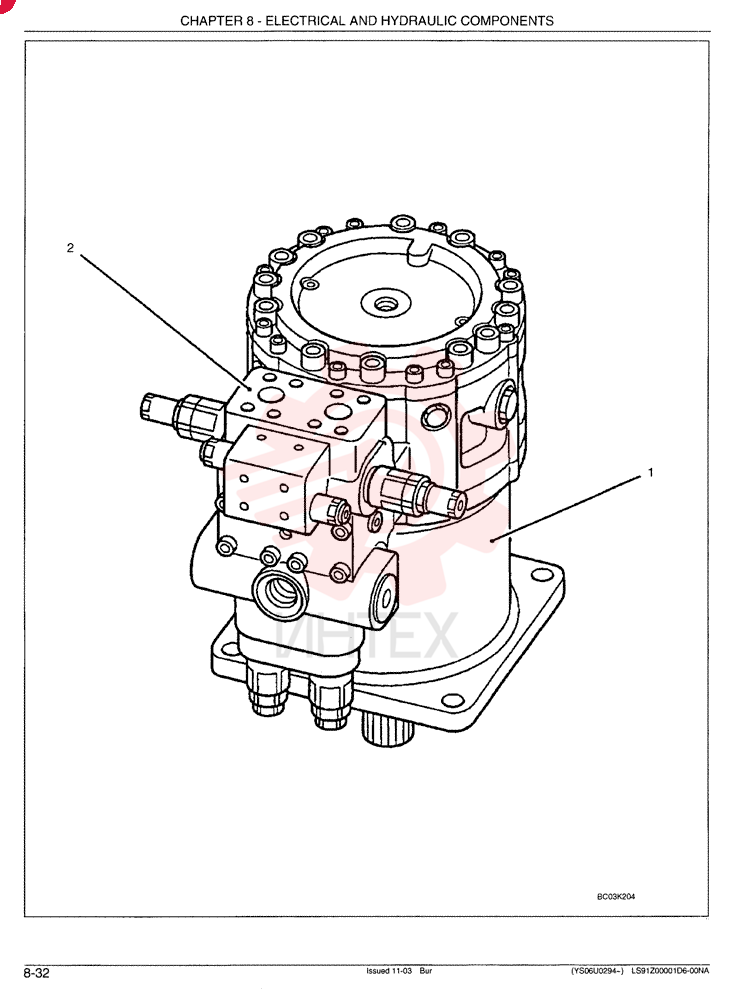 HYDRAULIC MOTOR LS15V00002F1