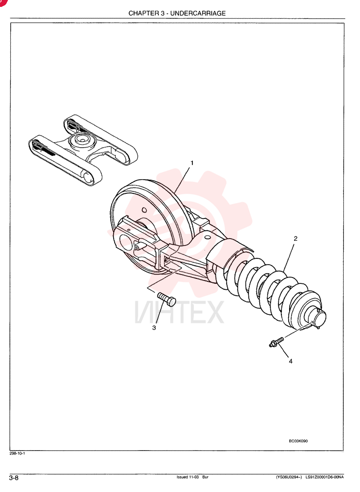 IDLER ASSY, CRAWLER, Years: -01-JUL-03 LS52D00003F1