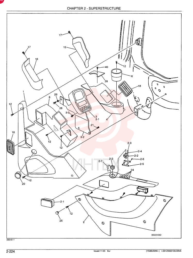 INSTRUMENT PANEL ASSY - Standard YN17M00033F3 (1)