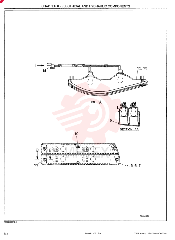 LAMP YM80S00001F1