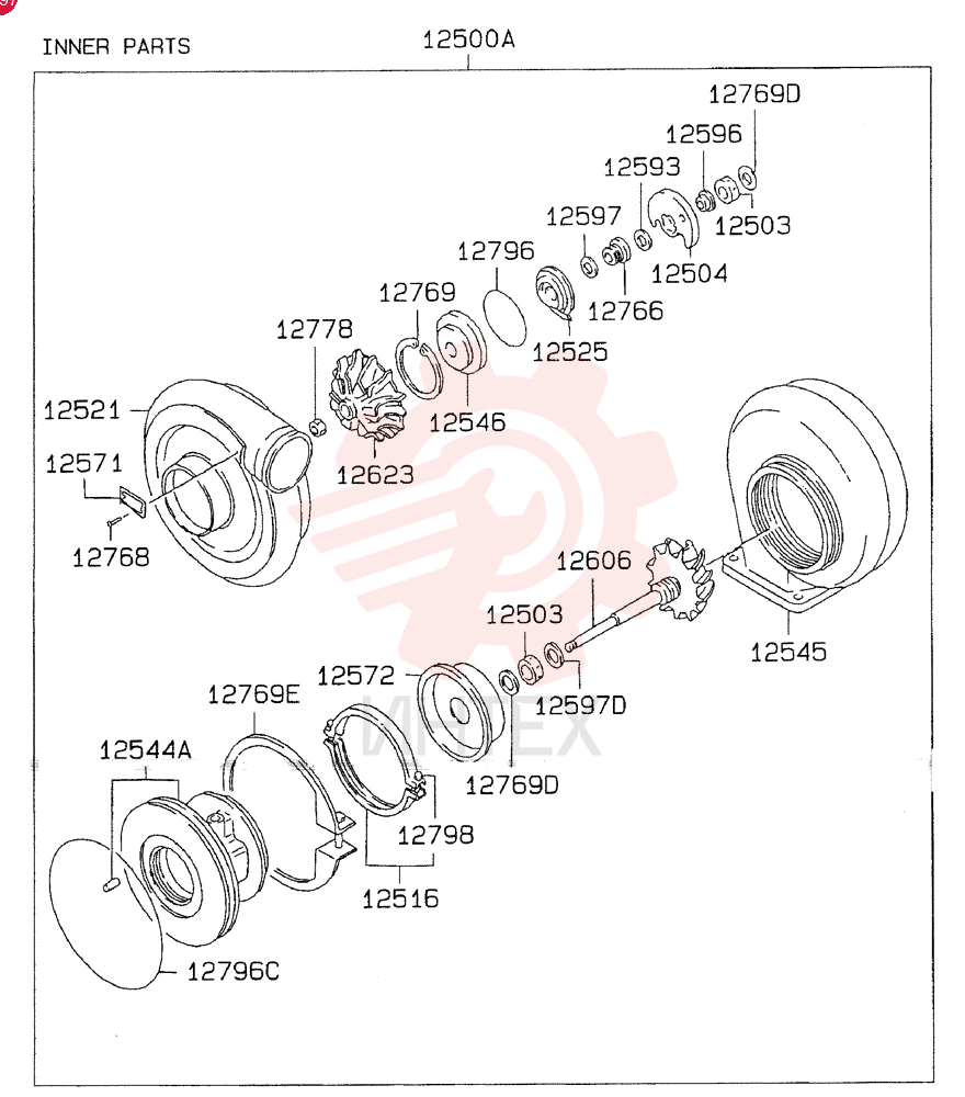 TURBOCHARGER VAME158162 (2)