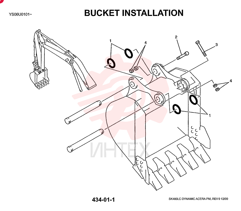 BUCKET INSTAL LS61B00006F1