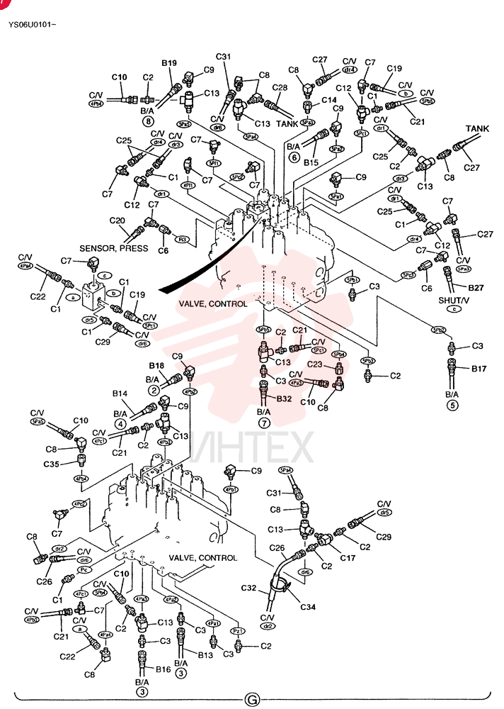 CONTROL LINES, REMOTE LS68H00001F1 (12)