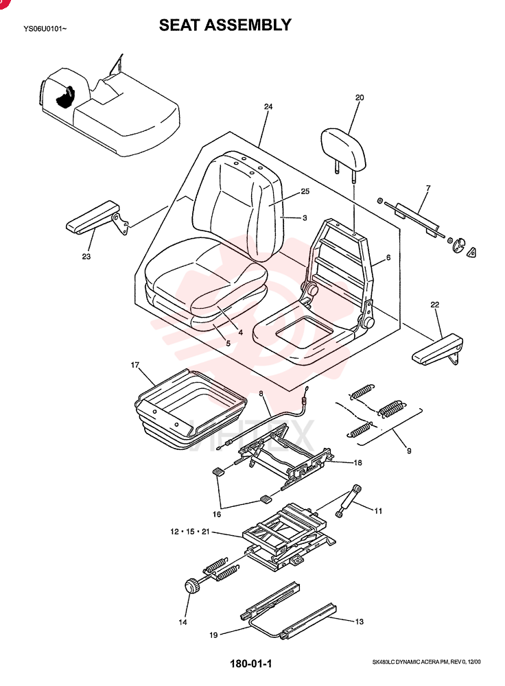 DRIVER SEAT LC25M00001F2