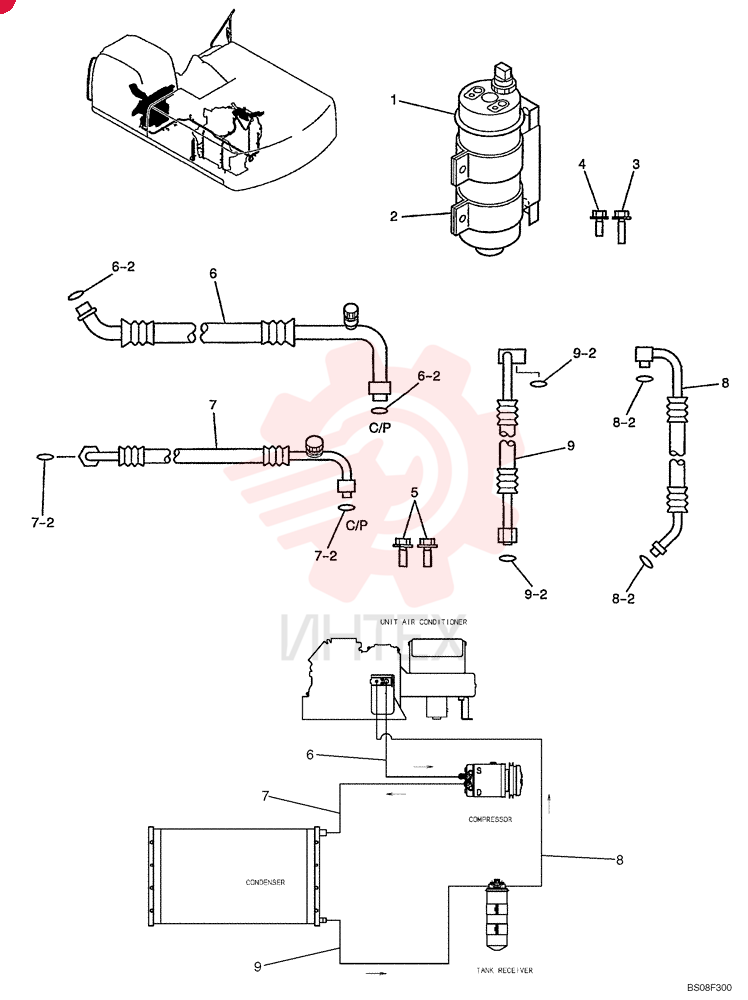 GEAR SET LS96V00001F1