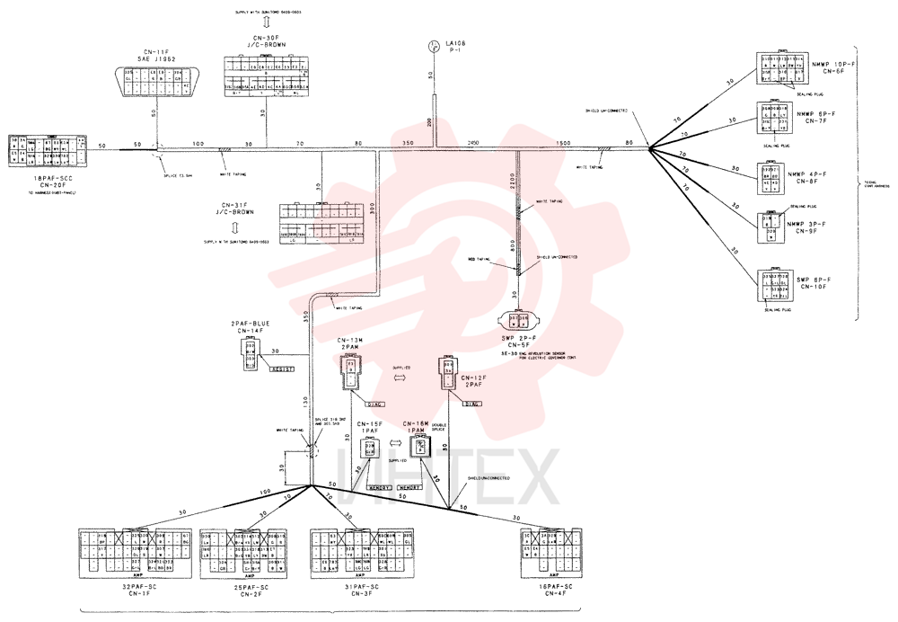 HARNESS ASSY, UPPER LS13E00006F1 (1)