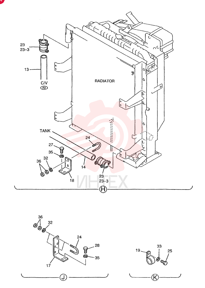 HYD LINES, UPPER (STD) LS32H00002F1 (2)