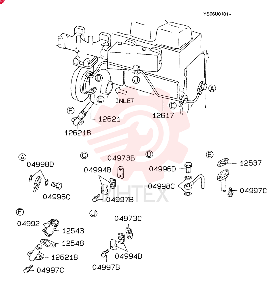 INTAKE VALVE GUIDE VAME074455 (2)