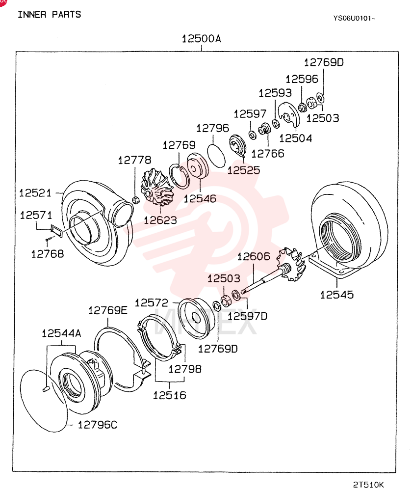TURBOCHARGER VAME158162 (2)