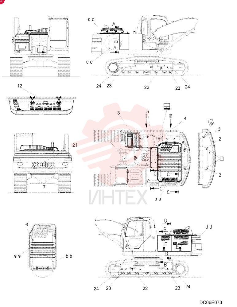 DANGER DECAL YN20T01221P1