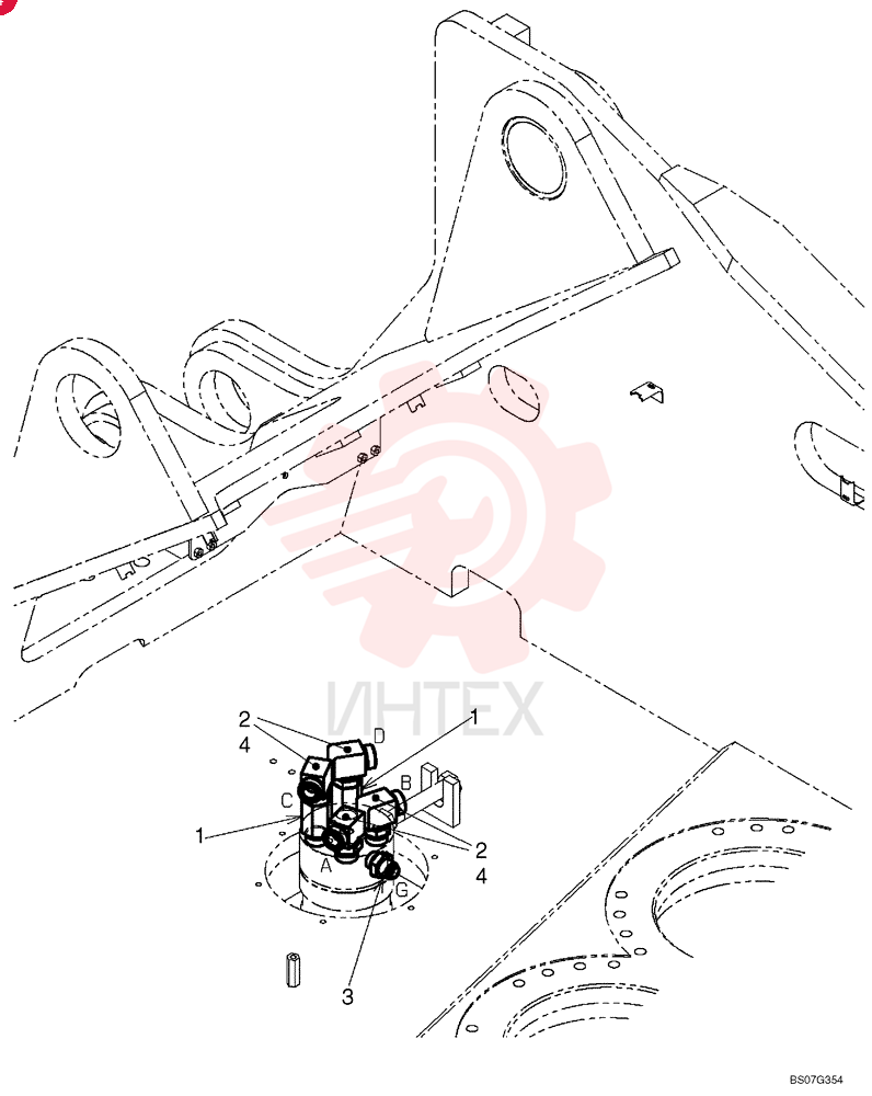 HYD CONNECTOR HH25R16016G2