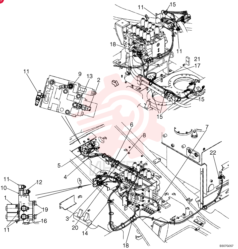 HYDRAULIC VALVE LC35V00004F3 (2)