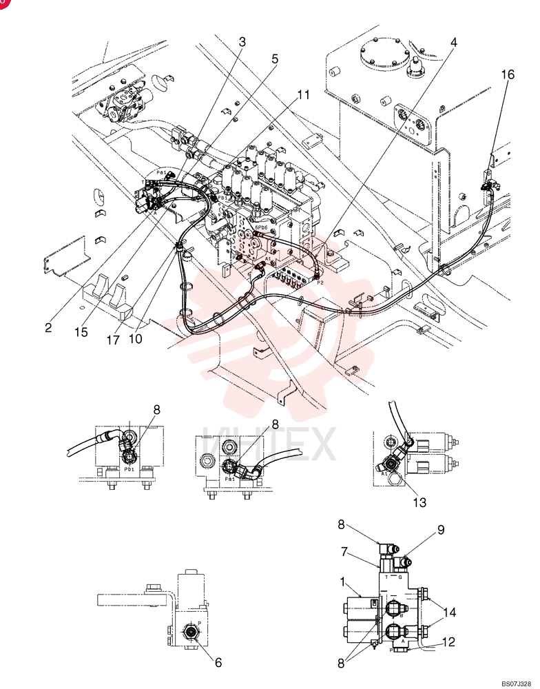 HYDRAULIC VALVE LC35V00004F3 (3)
