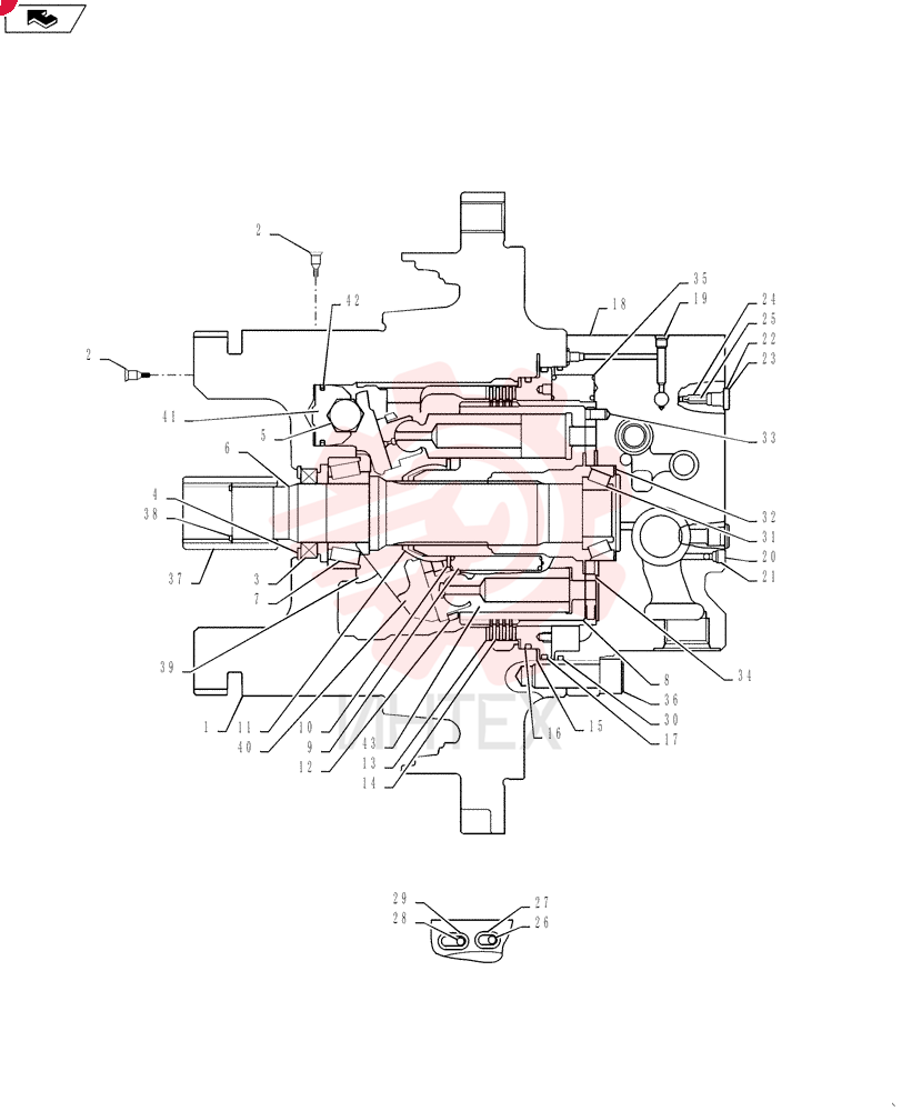 HYDRAULIC MOTOR LS15V00022F3 (1)