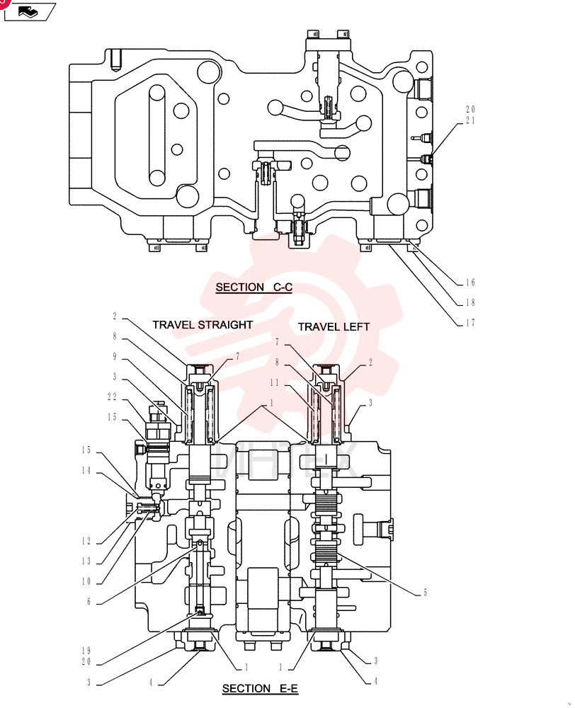 HYDRAULIC VALVE LS30V00017F1 (5)