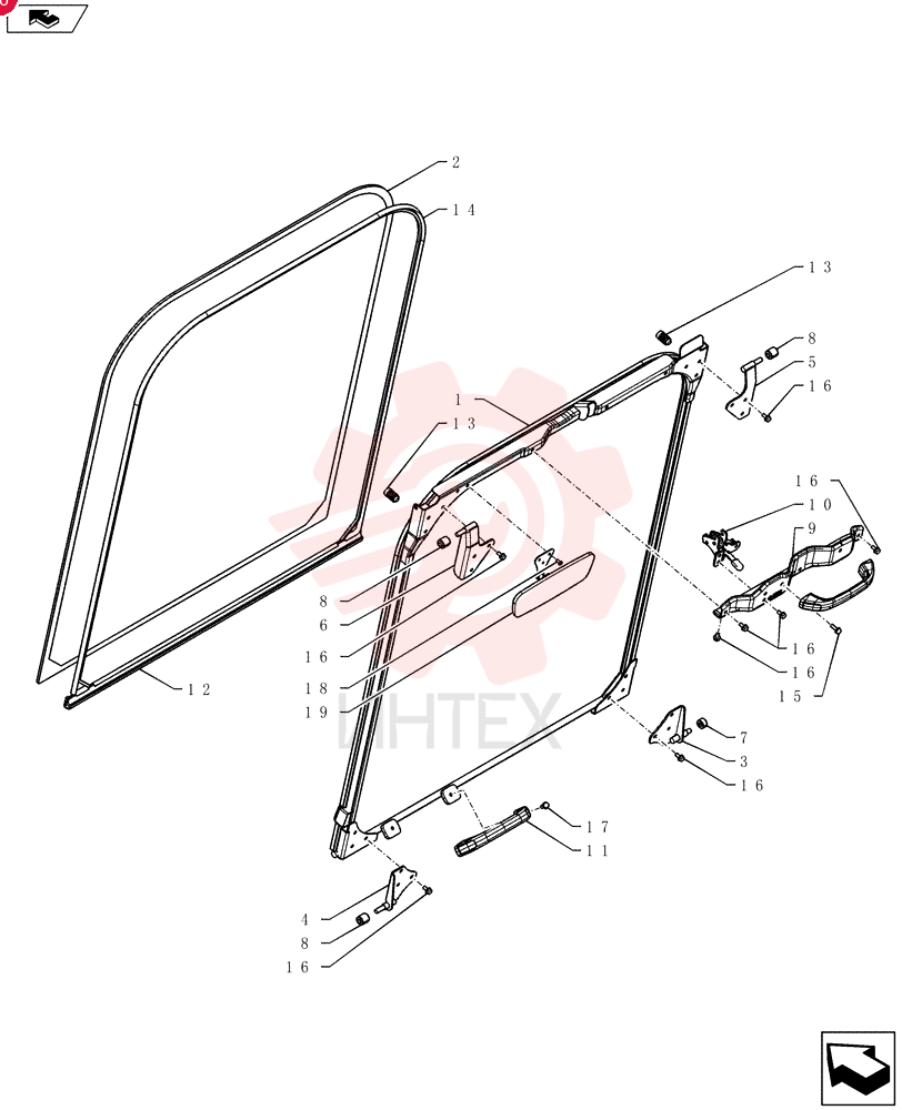 WINDOW FRAME LQ50C00003F1 (1)
