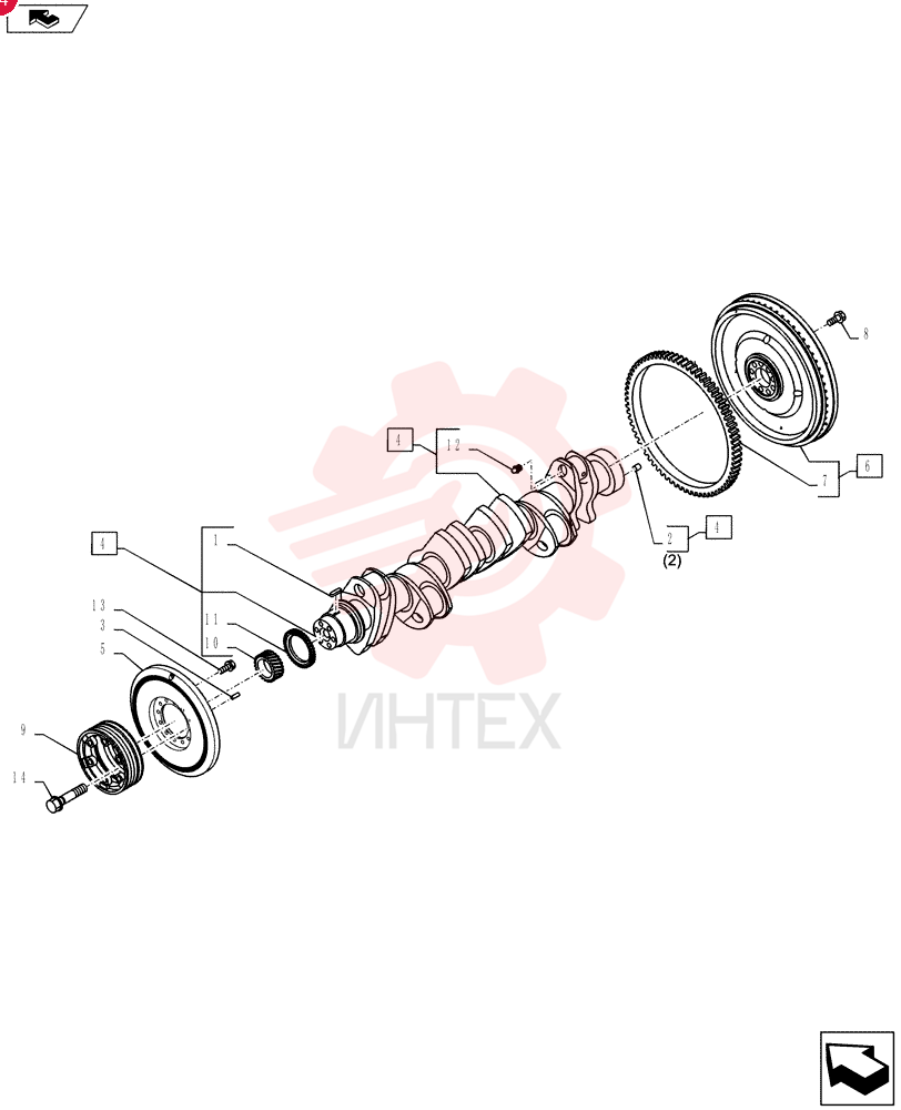 CRANKSHAFT VHS134003373
