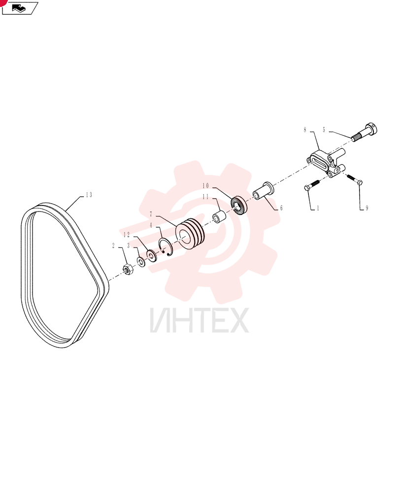 FLANGE BOLT VHSH55211075