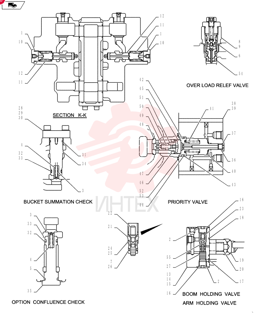 HYDRAULIC VALVE LS30V00017F1 (7)