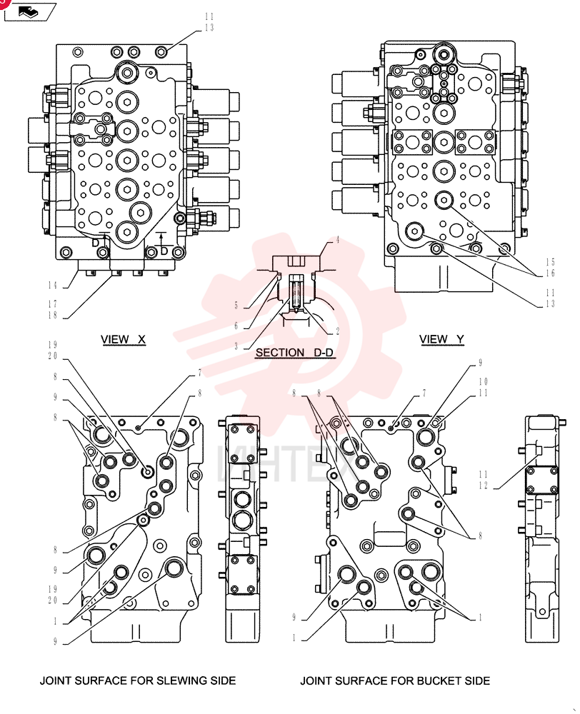 HYDRAULIC VALVE LS30V00017F1 (3)