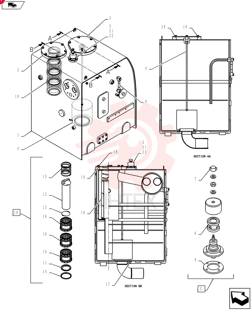 SERVICE KIT LC52V01002R210