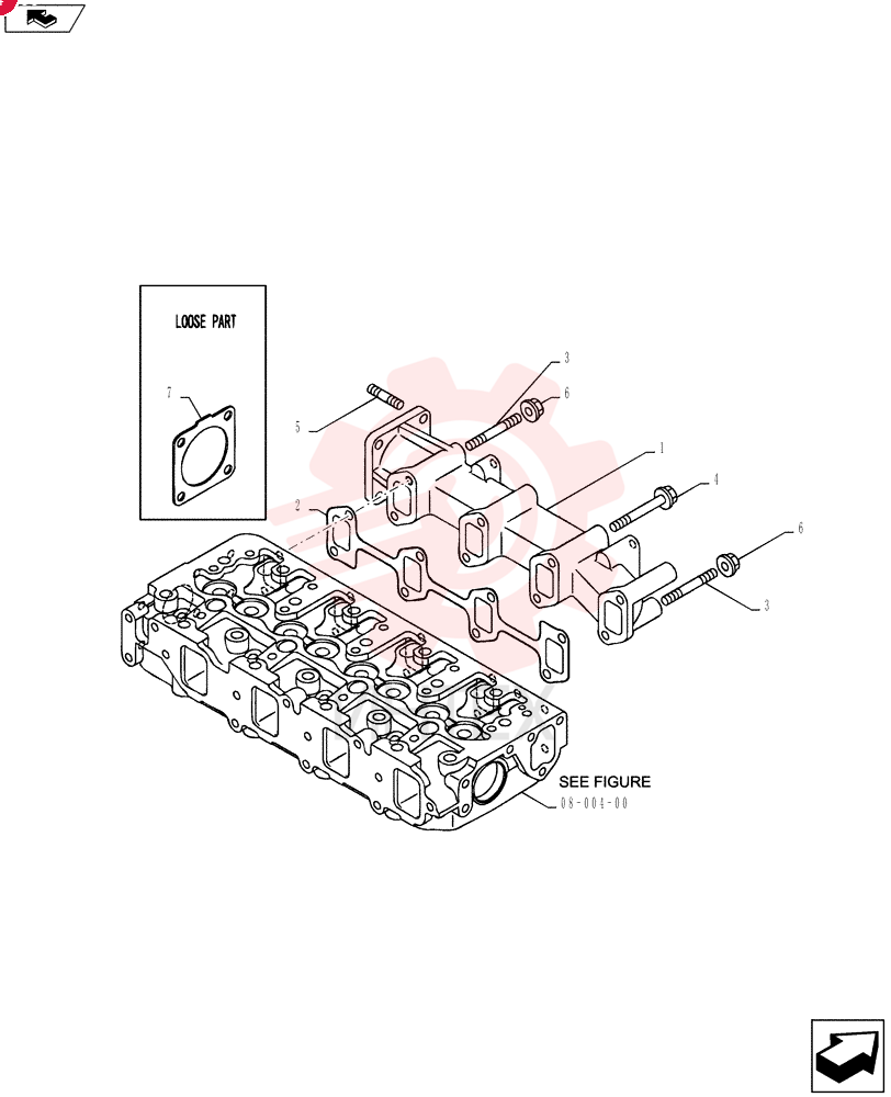 EXHAUST MANIFOLD VV12964013109