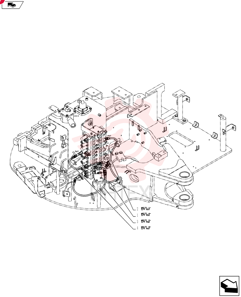 FLEXIBLE HOSE HX24L04064DX