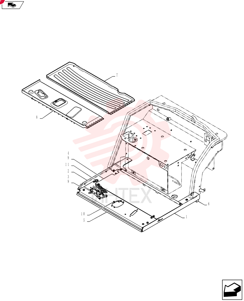 Floor (Cab) PY03M00027F1