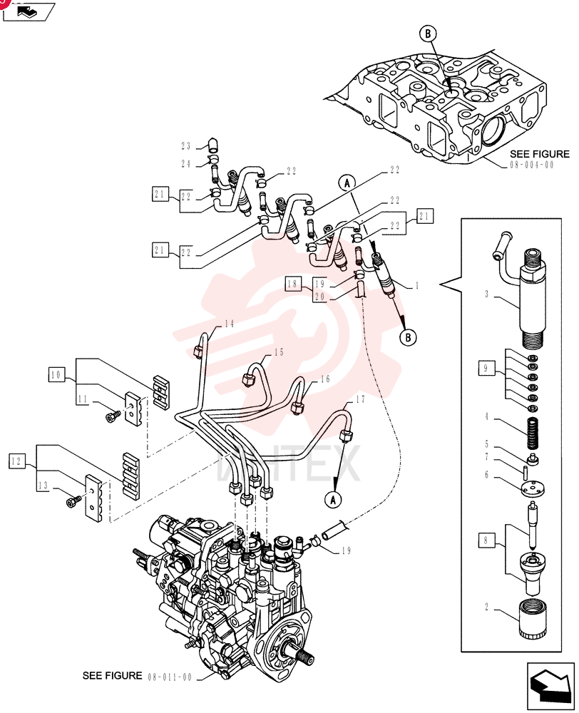 FUEL SYSTEM INJECTOR VV72960453300