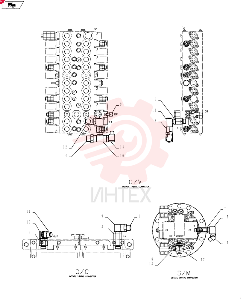 HYD CONNECTOR HH25S12012G1 (2)