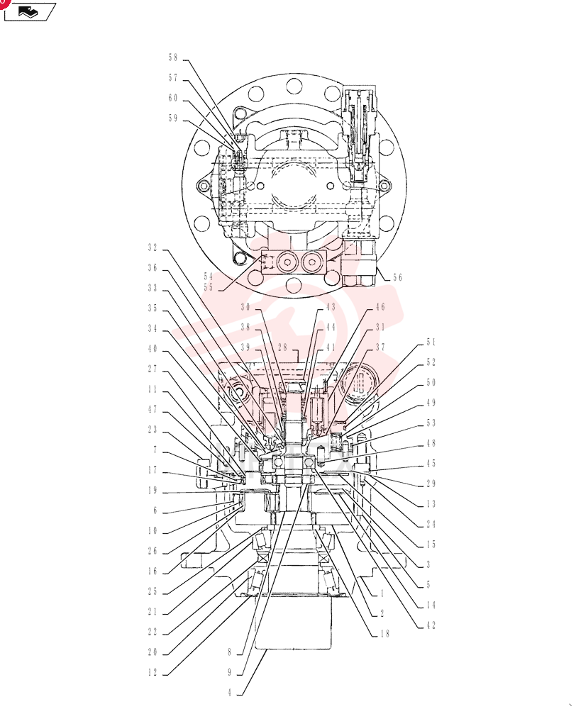 HYDRAULIC MOTOR PY15V00014F1 (2)