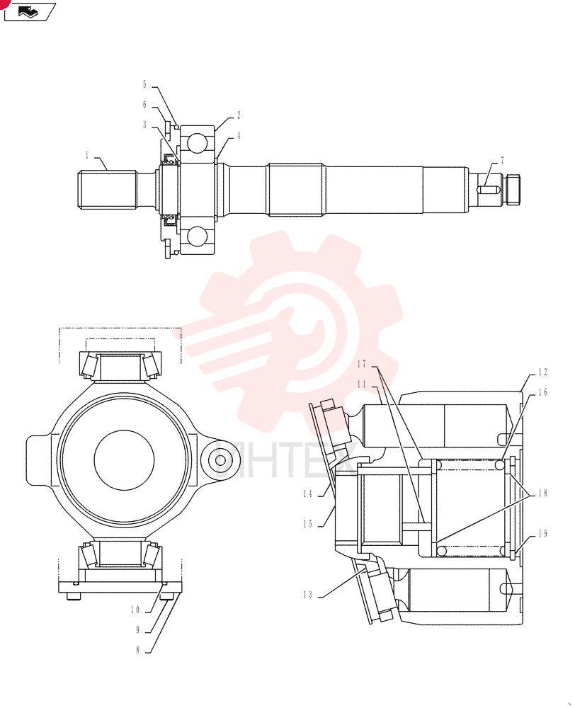 HYDRAULIC PUMP PH10V00015F1 (1)