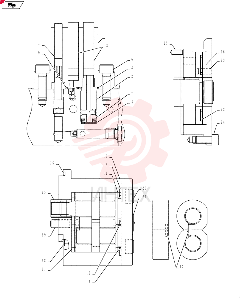 HYDRAULIC PUMP PH10V00015F1 (3)