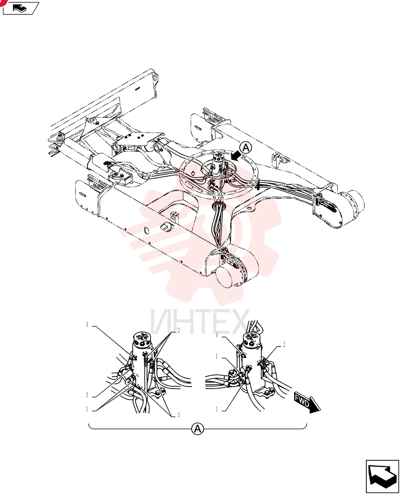 Swivel (Angle Dozer), Start Serial: PS02-00101 PY19H00007F1
