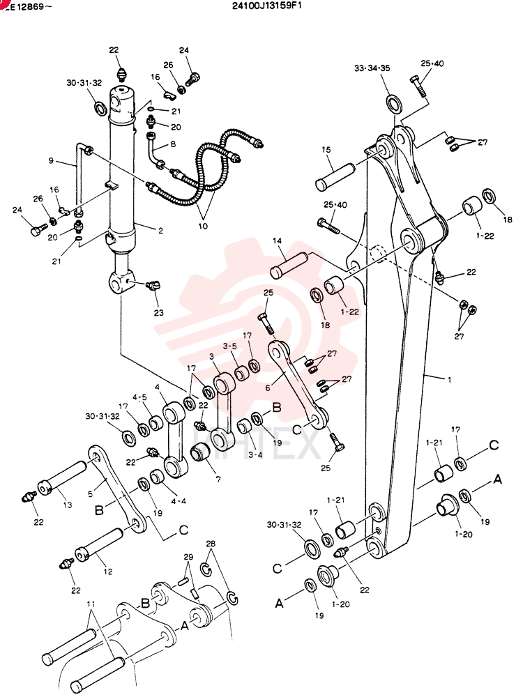 ARM ASSY. 2. 15M 24100J13159F1