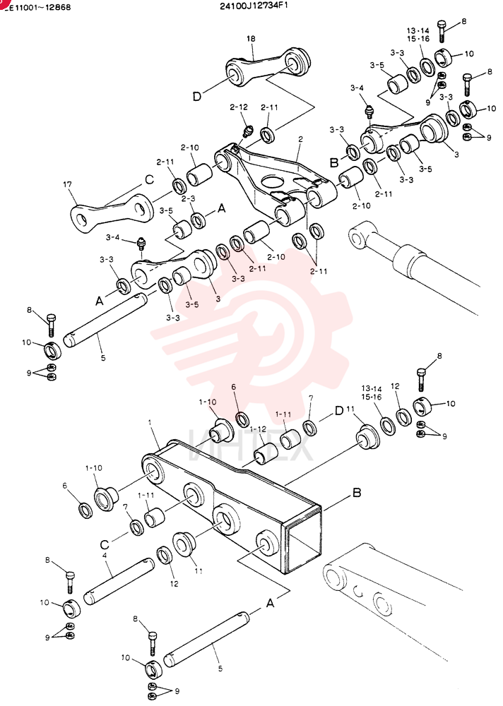 ARM ASSY.EXTENSION 24100J12734F1