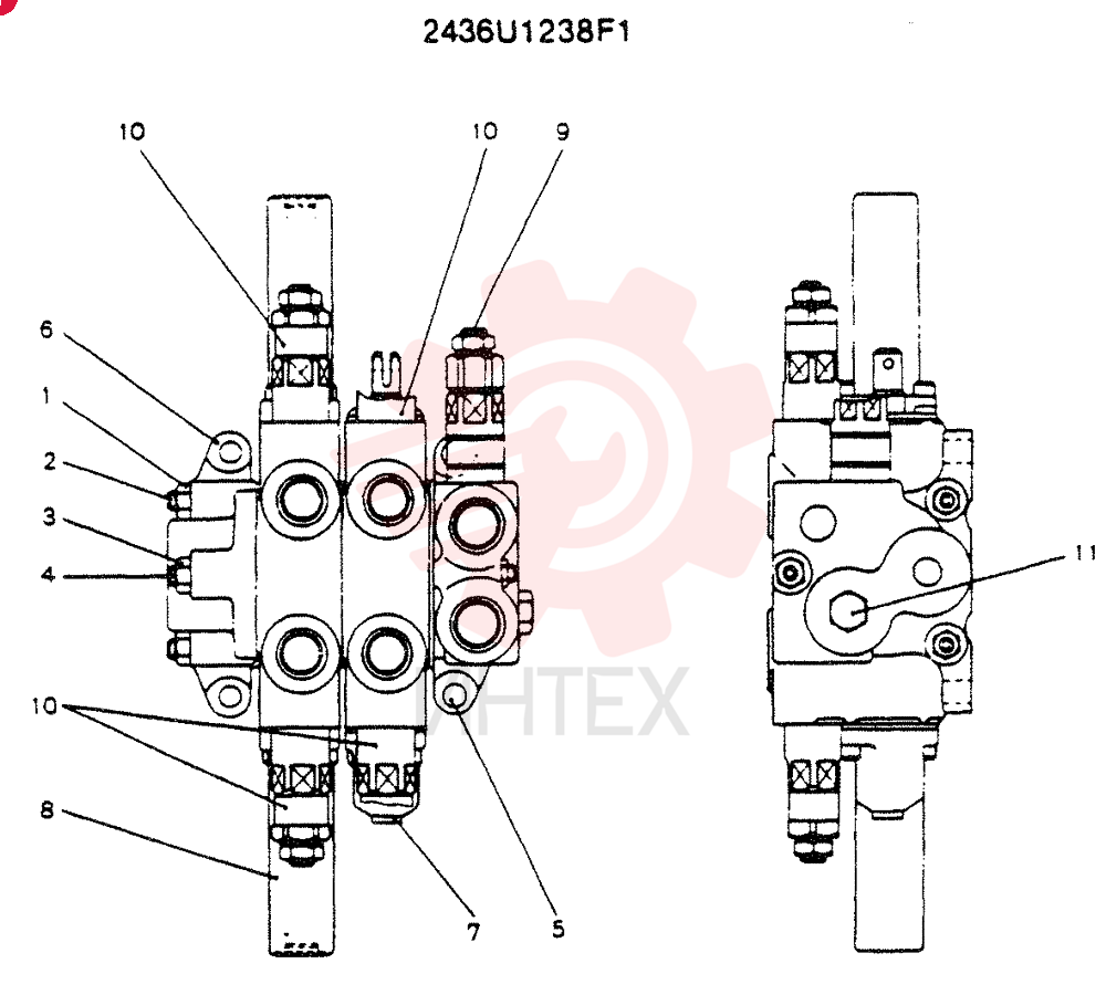 CONTROL VALVE 2436U1238F1