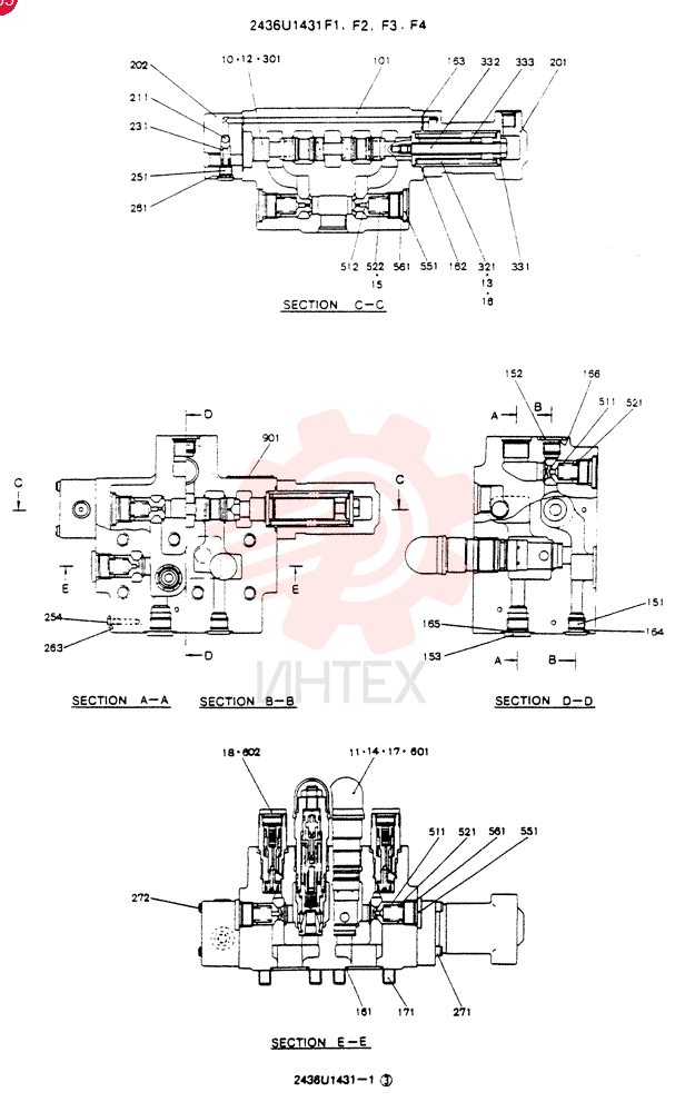 CONTROL VALVE 2436U1431F1