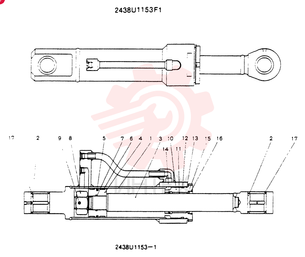 CYLINDER 2438U1153F1