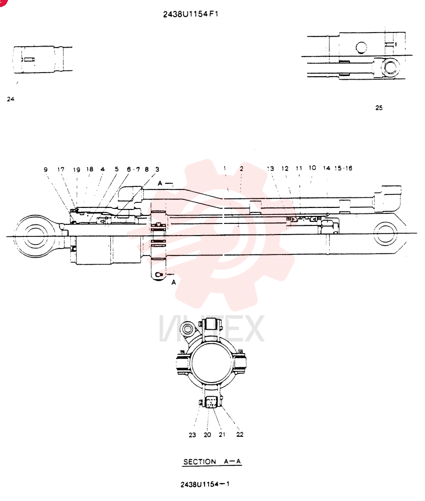 CYLINDER ASSY 2438U1154F1