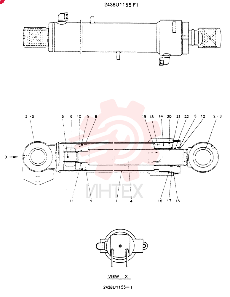 CYLINDER ASSY 2438U1155F1