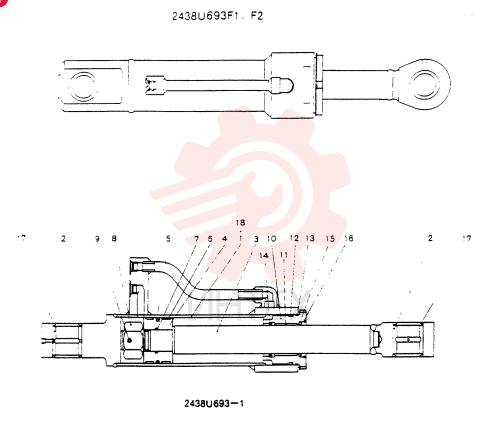 CYLINDER ASSY 2438U693F1