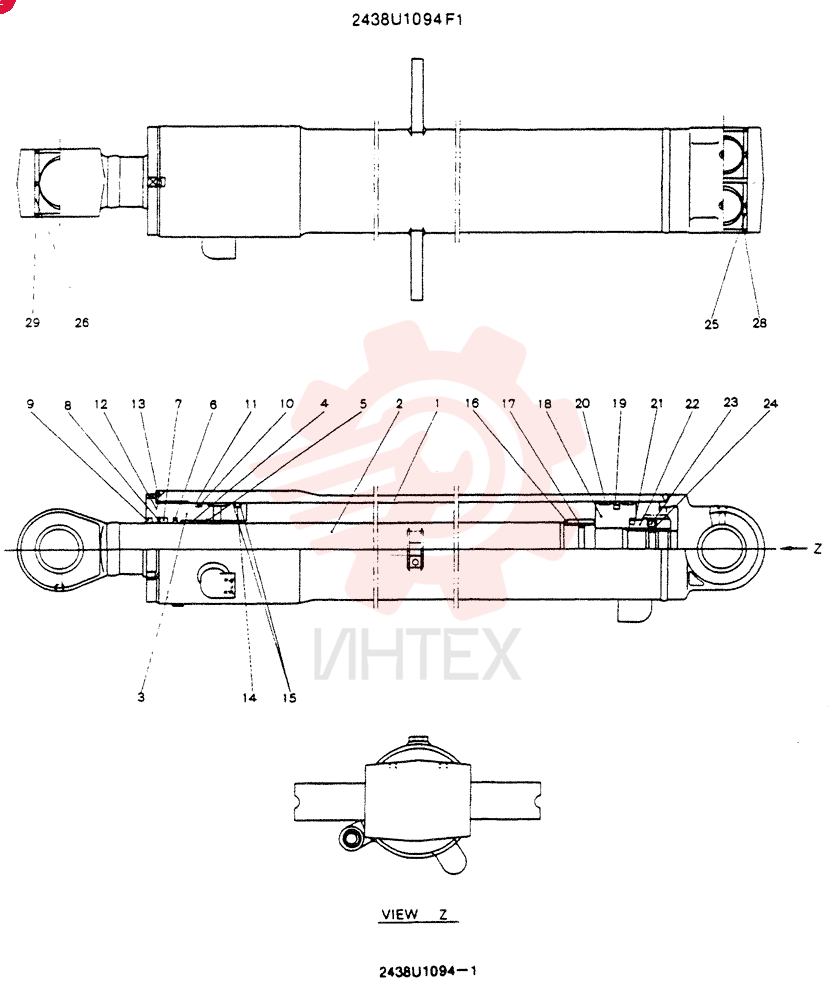 CYLINDER 2438U1094F1
